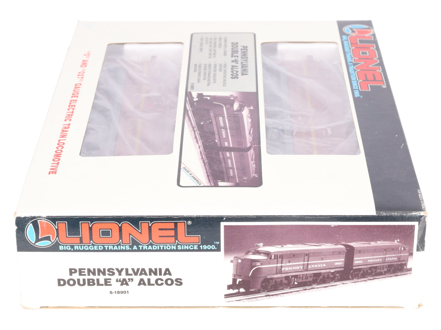 Lionel 6-18901 O Gauge Pennsylvania AA Alco Diesel Locomotive #8901/8902 Set EX/Box