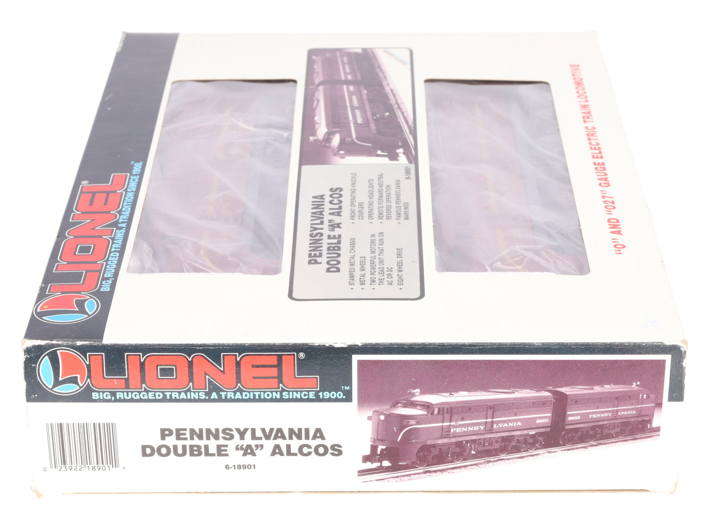 Lionel 6-18901 O Gauge Pennsylvania AA Alco Diesel Locomotive #8901/8902 Set EX/Box