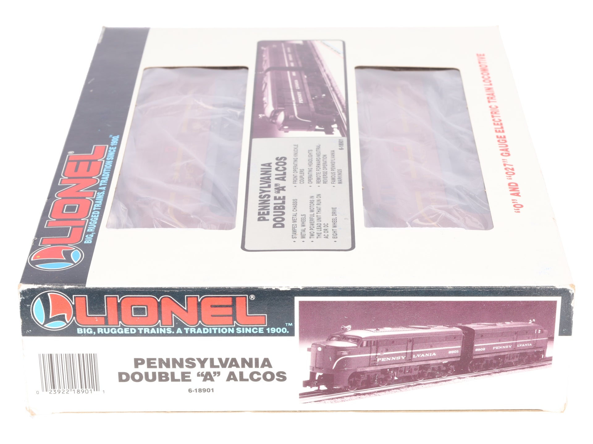 Lionel 6-18901 O Gauge Pennsylvania AA Alco Diesel Locomotive #8901/8902 Set EX/Box