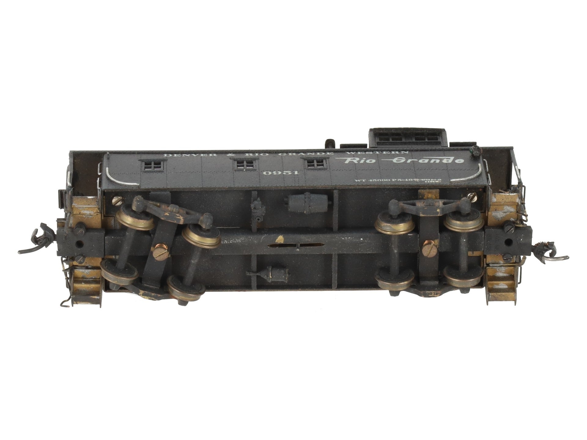 Pacific Fast Mail HO Scale BRASS D&RGW 1400 Series Caboose #0951 - Custom/Box