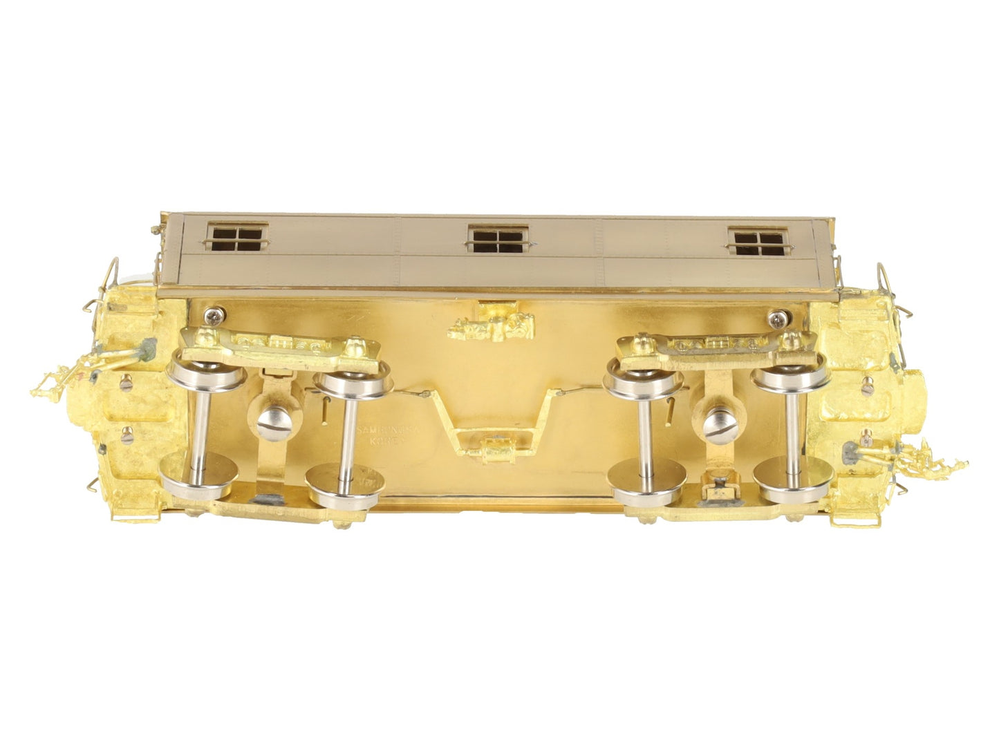 Railworks R-101 HO BRASS NYC H-1 to H-8 Steam Heat Trailer - Unpainted EX/Box