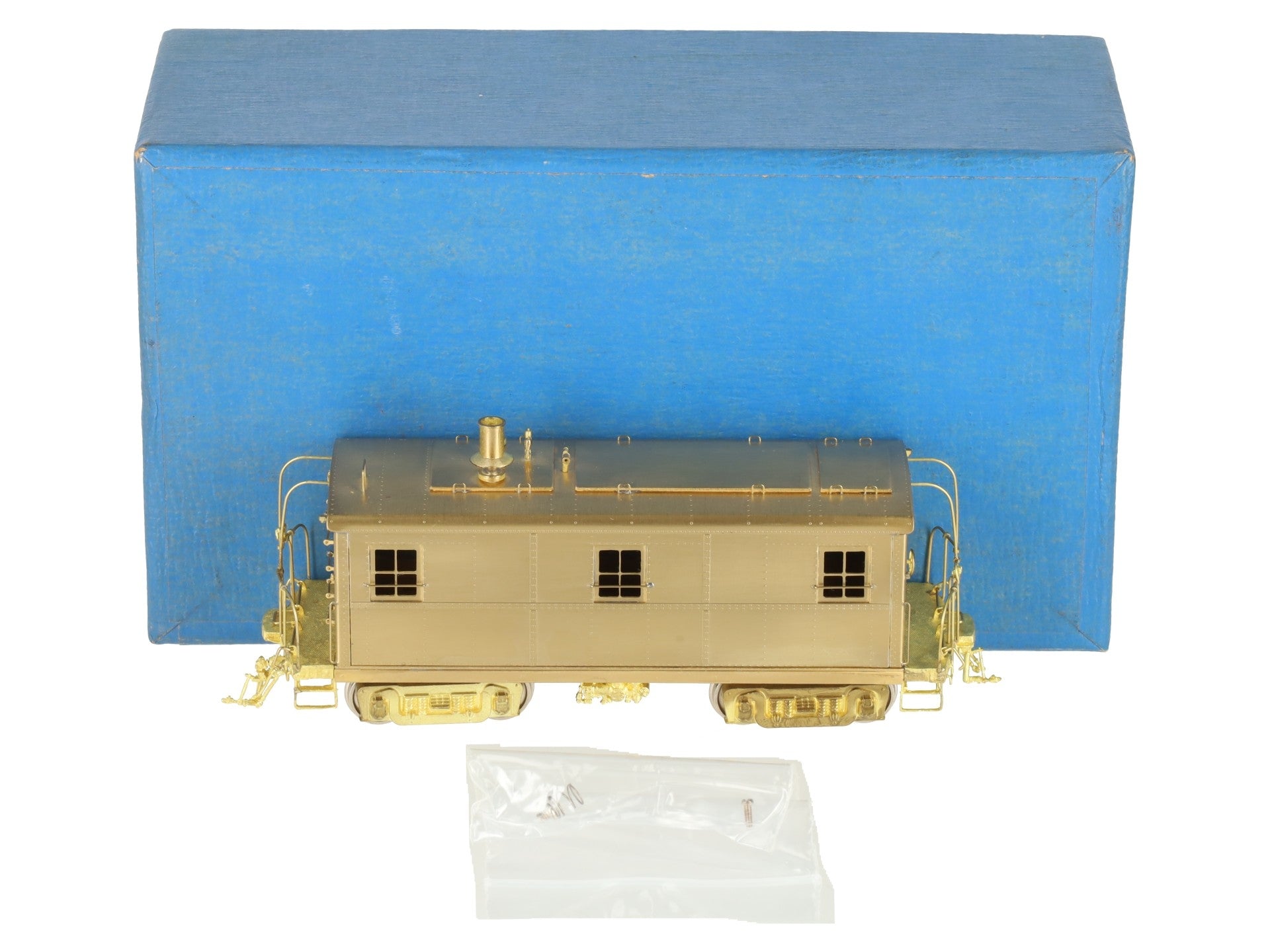 Railworks R-101 HO BRASS NYC H-1 to H-8 Steam Heat Trailer - Unpainted EX/Box