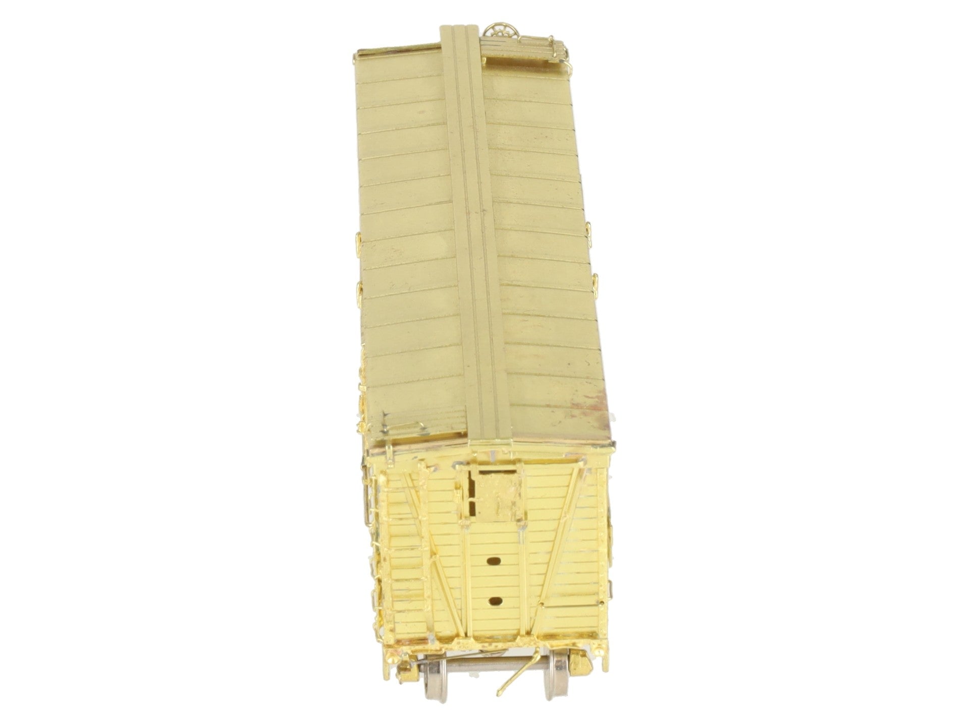 Pecos River Brass SK-U/Gangsan Models HO BRASS Santa Fe Stock Car - Unpainted EX/Box