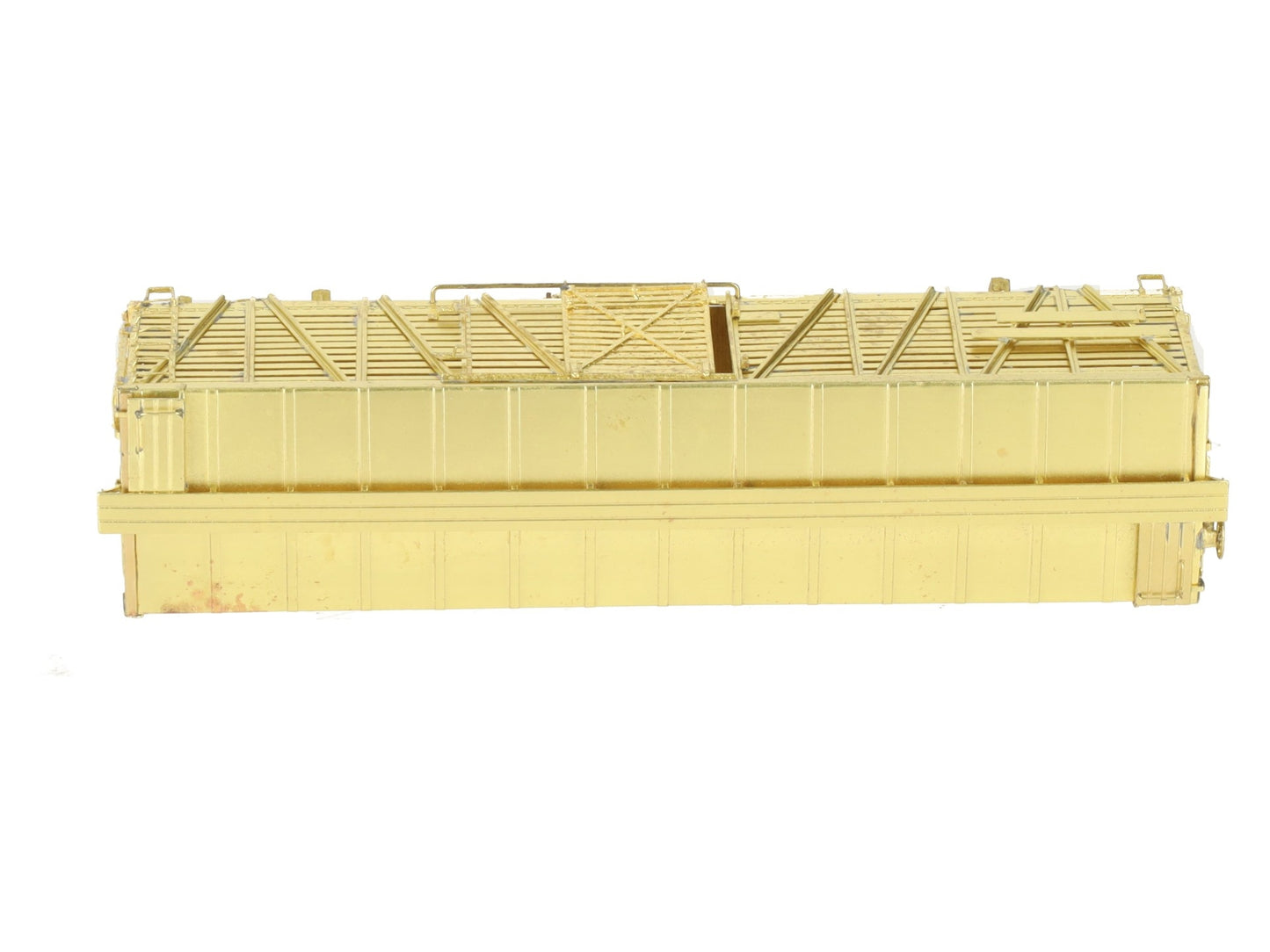 Pecos River Brass SK-U/Gangsan Models HO BRASS Santa Fe Stock Car - Unpainted EX/Box