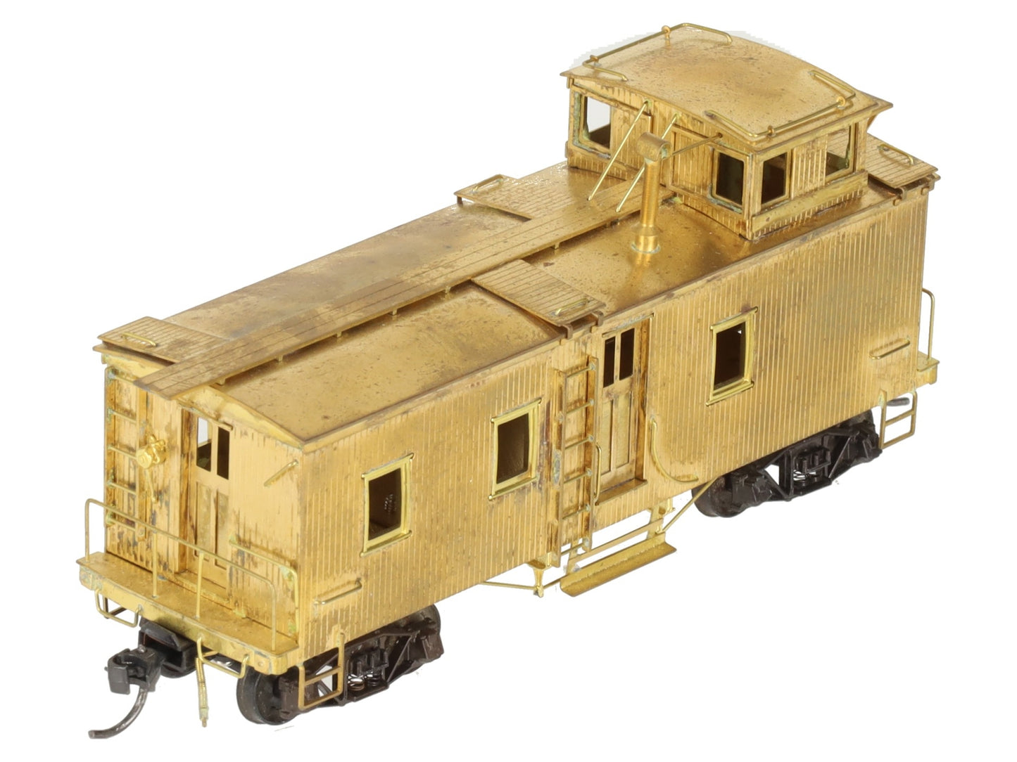 Hallmark Models HO Scale BRASS T&P Caboose - Unpainted EX/Box