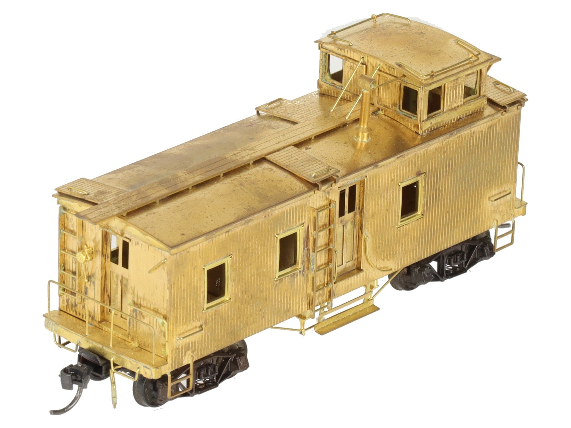 Hallmark Models HO Scale BRASS T&P Caboose - Unpainted EX/Box