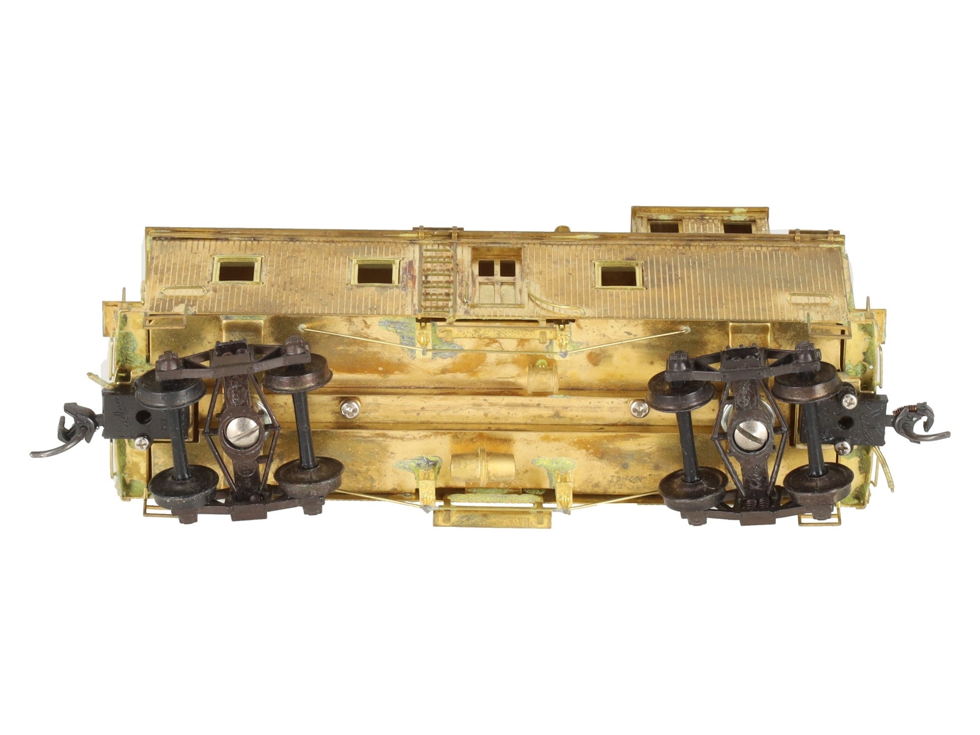 Hallmark Models HO Scale BRASS T&P Caboose - Unpainted EX/Box