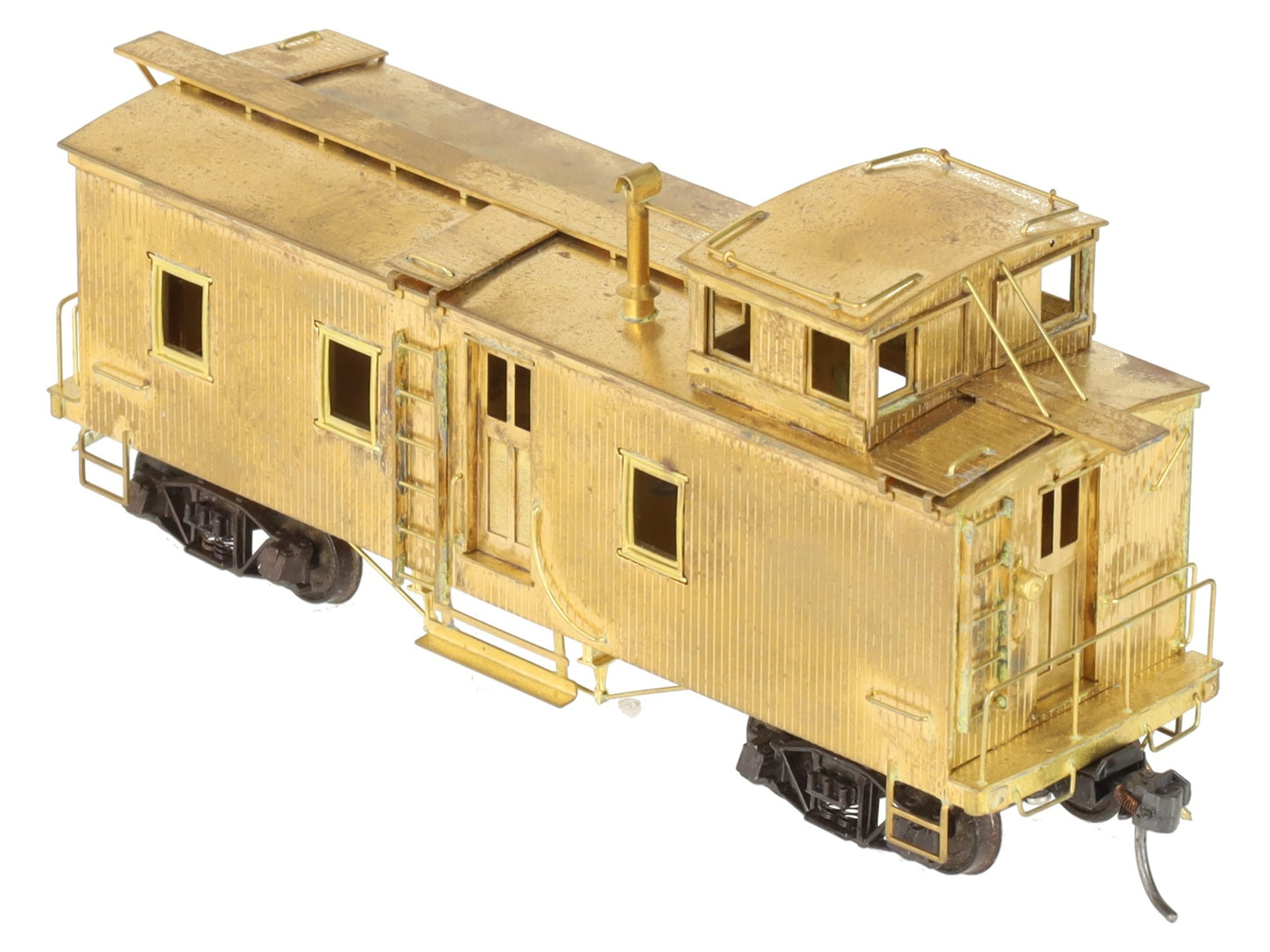Hallmark Models HO Scale BRASS T&P Caboose - Unpainted EX/Box