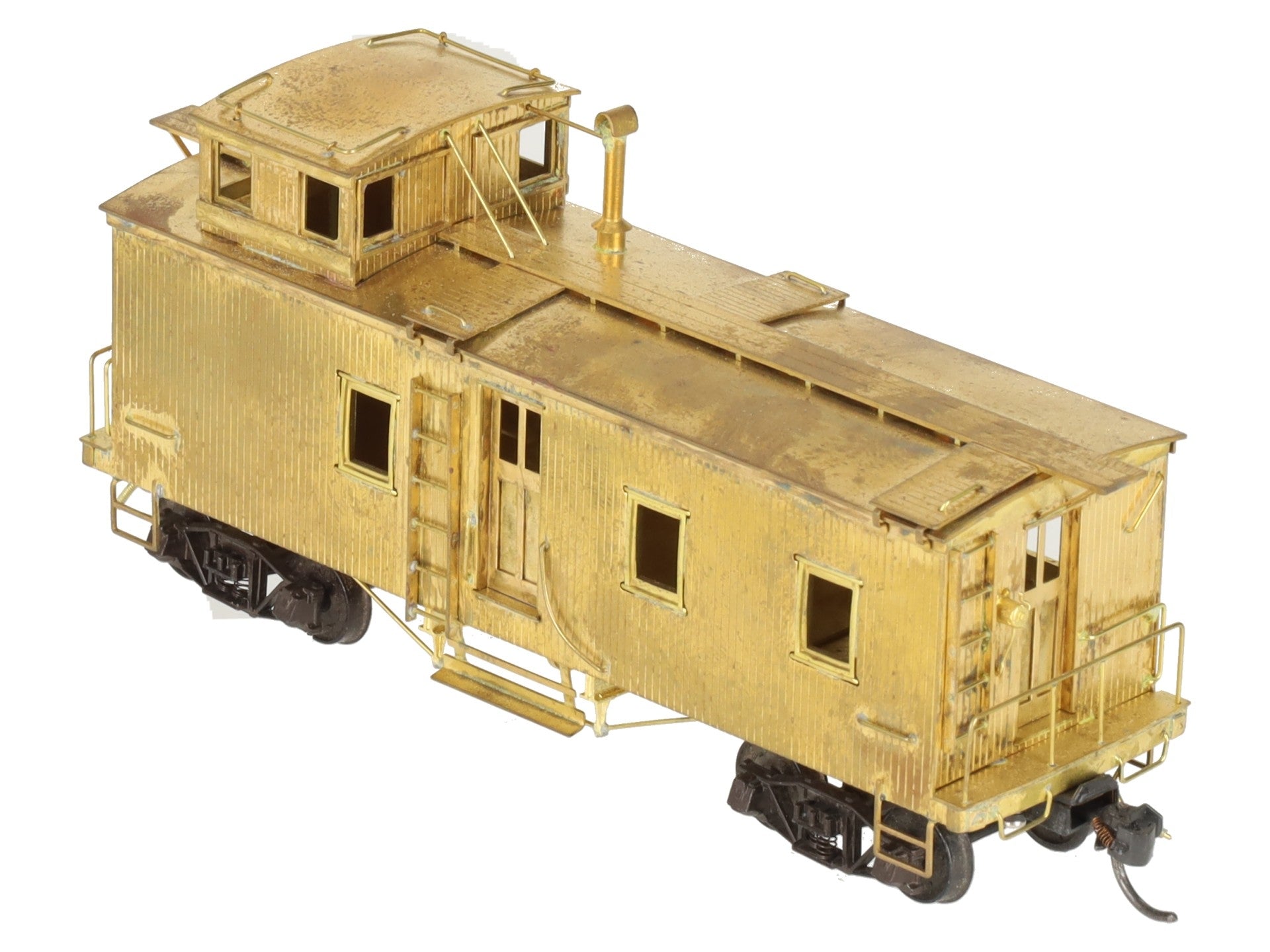 Hallmark Models HO Scale BRASS T&P Caboose - Unpainted EX/Box