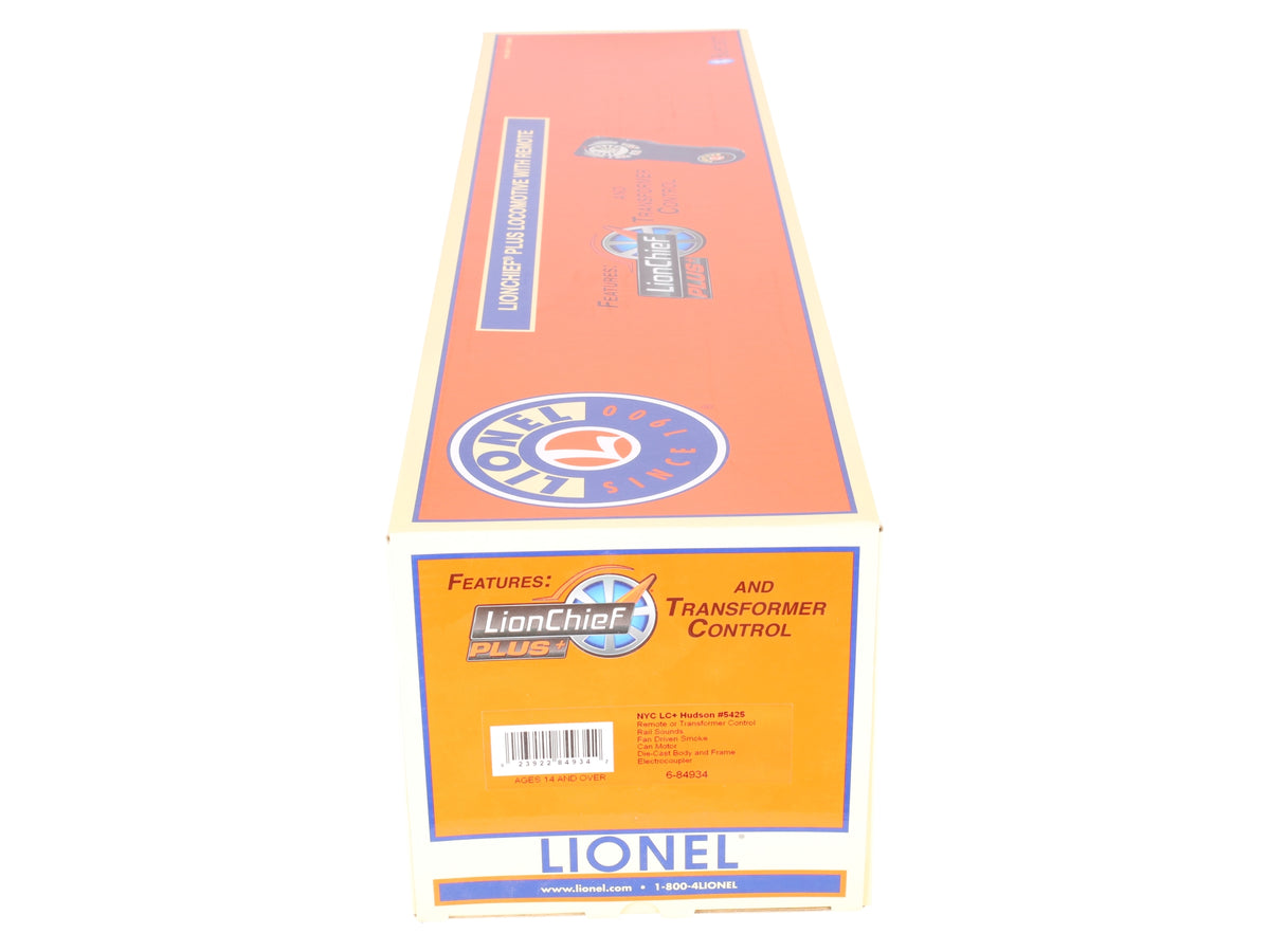 Lionel 6-84934 O New York Central LionChief+ Hudson Steam with Bluetooth #5425  EX/Box