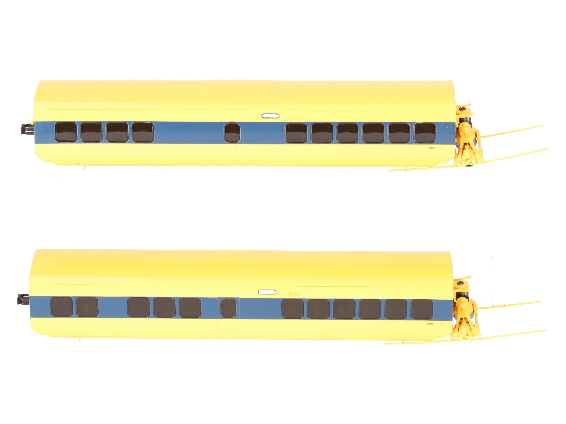 Rapido Trains 200603 HO VIA Rail Canada Turbo TwoPack #226/201 EX/Box
