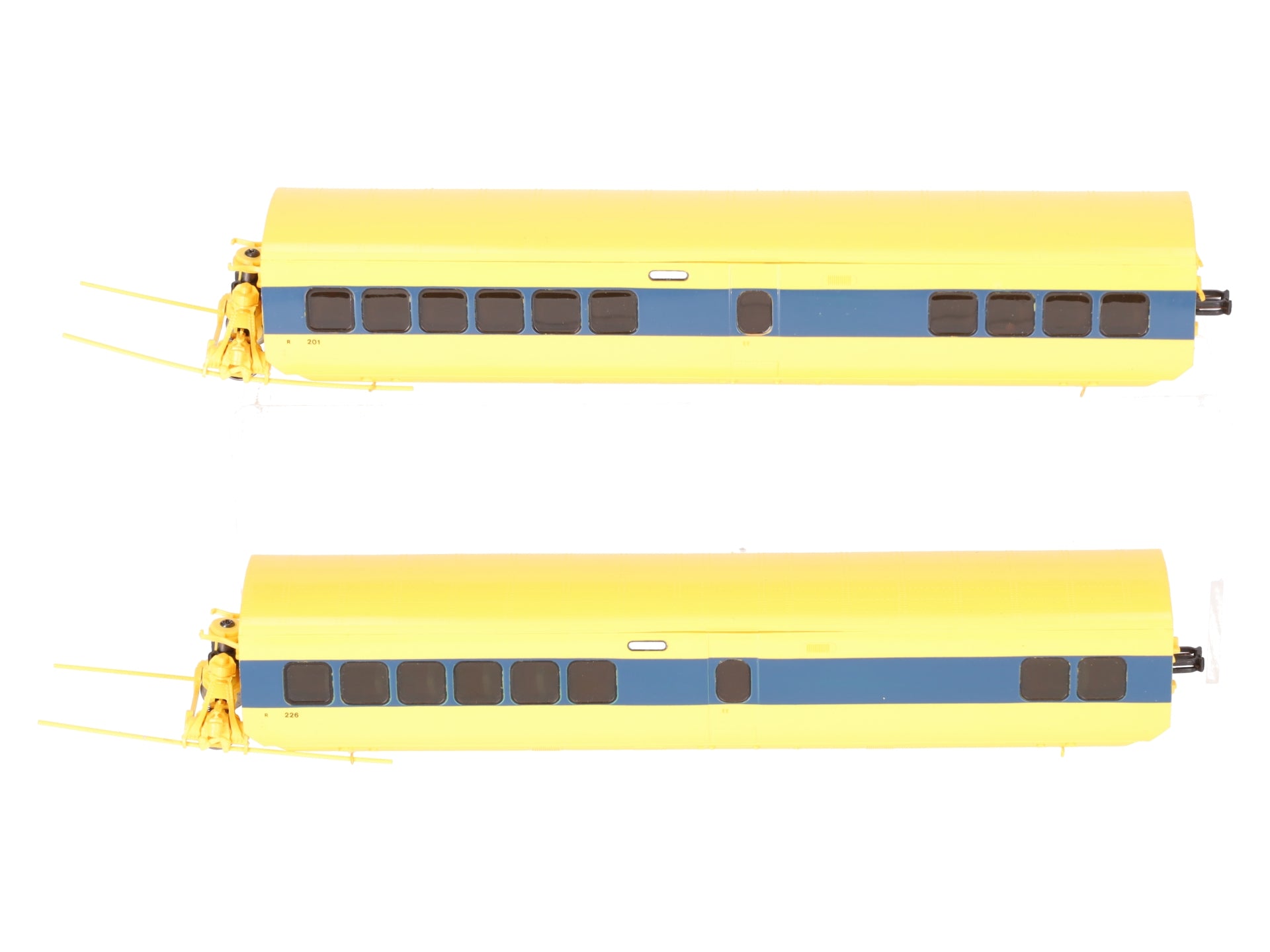 Rapido Trains 200603 HO VIA Rail Canada Turbo TwoPack #226/201 EX/Box