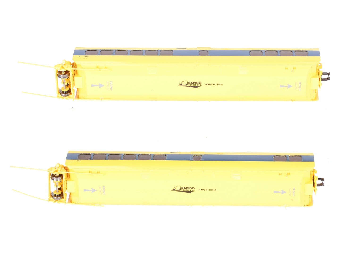 Rapido 200604 HO Scale VIA Turbo Passenger Cars (Set of 2) EX/Box