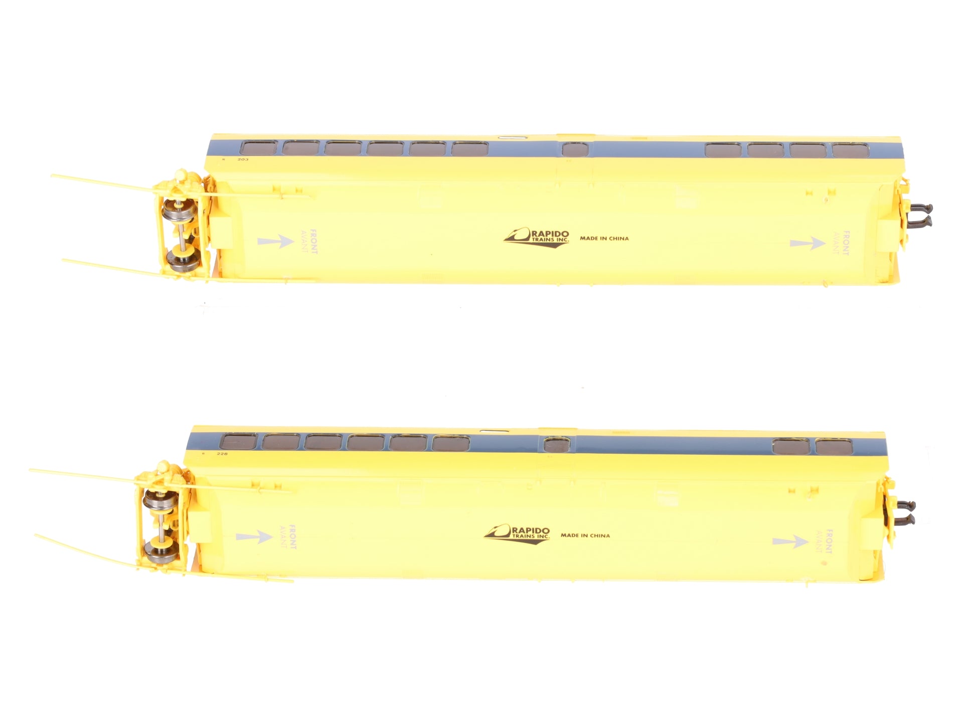 Rapido 200604 HO Scale VIA Turbo Passenger Cars (Set of 2) EX/Box
