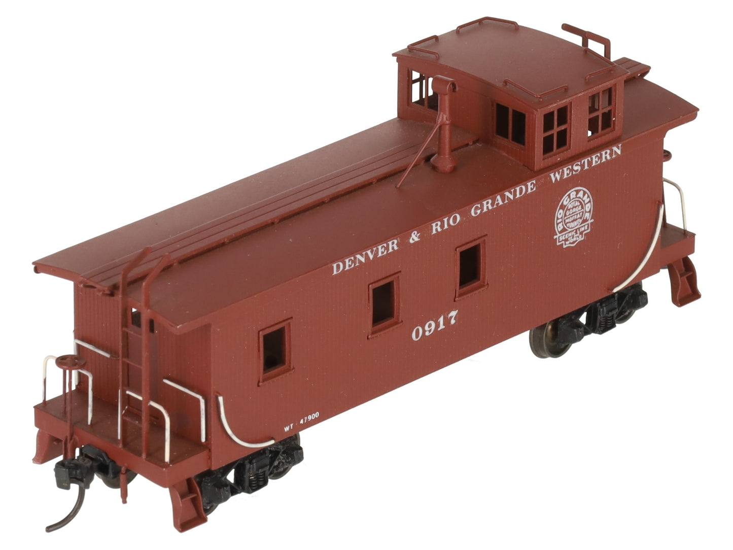 LMB Models HO Scale BRASS D&RGW Wood Caboose #0917 - Painted