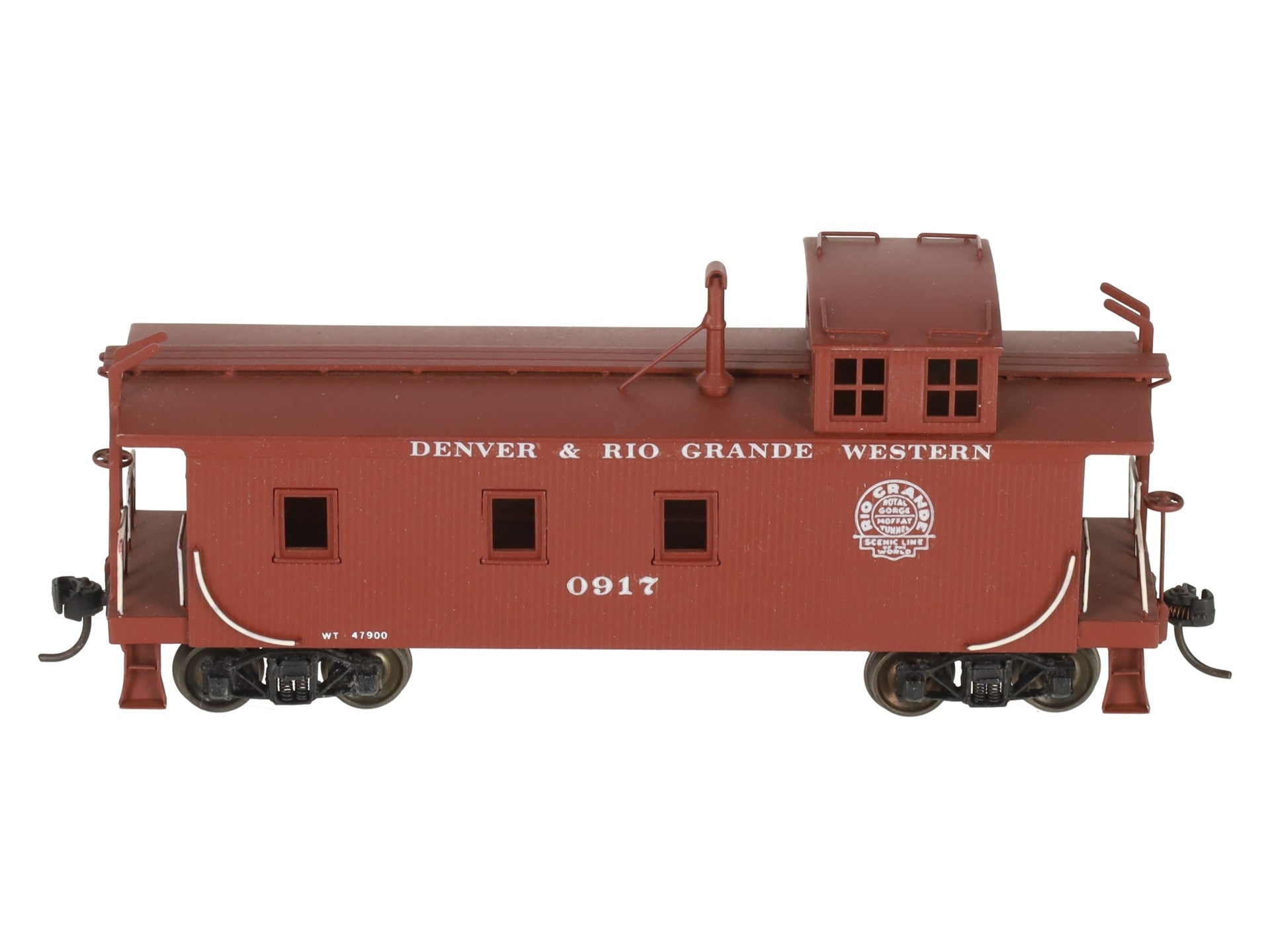 LMB Models HO Scale BRASS D&RGW Wood Caboose #0917 - Painted