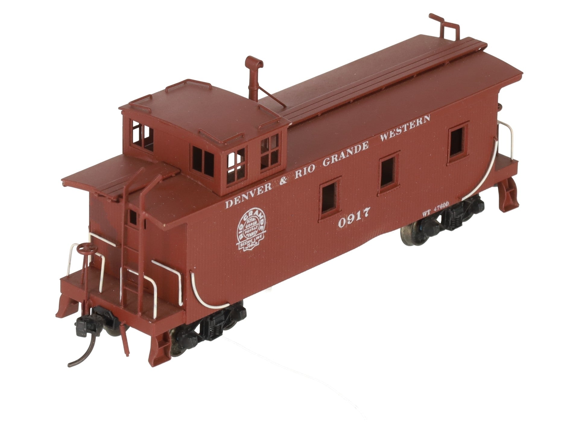 LMB Models HO Scale BRASS D&RGW Wood Caboose #0917 - Painted