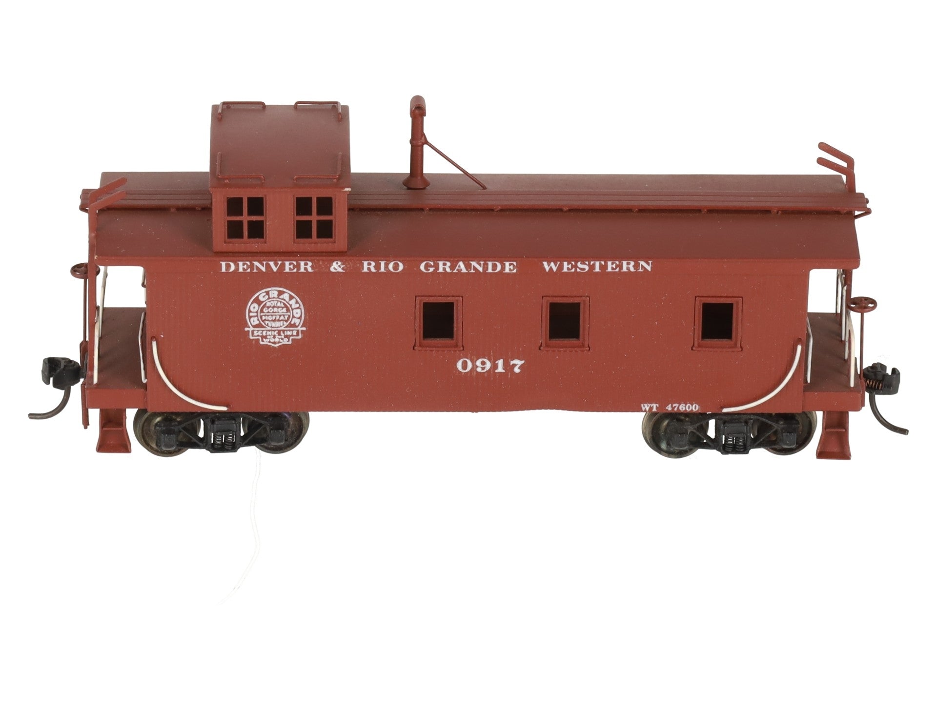 LMB Models HO Scale BRASS D&RGW Wood Caboose #0917 - Painted