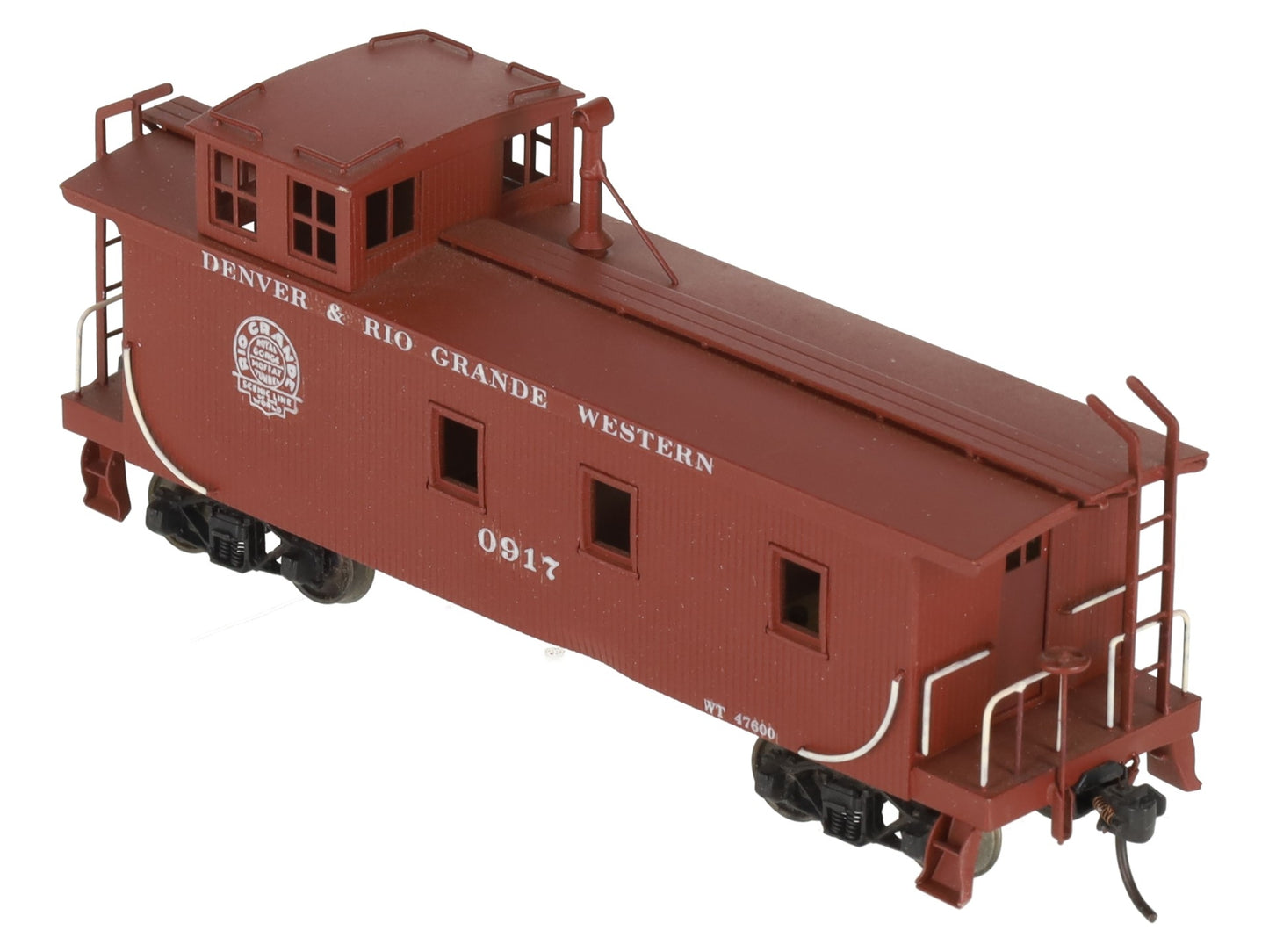 LMB Models HO Scale BRASS D&RGW Wood Caboose #0917 - Painted