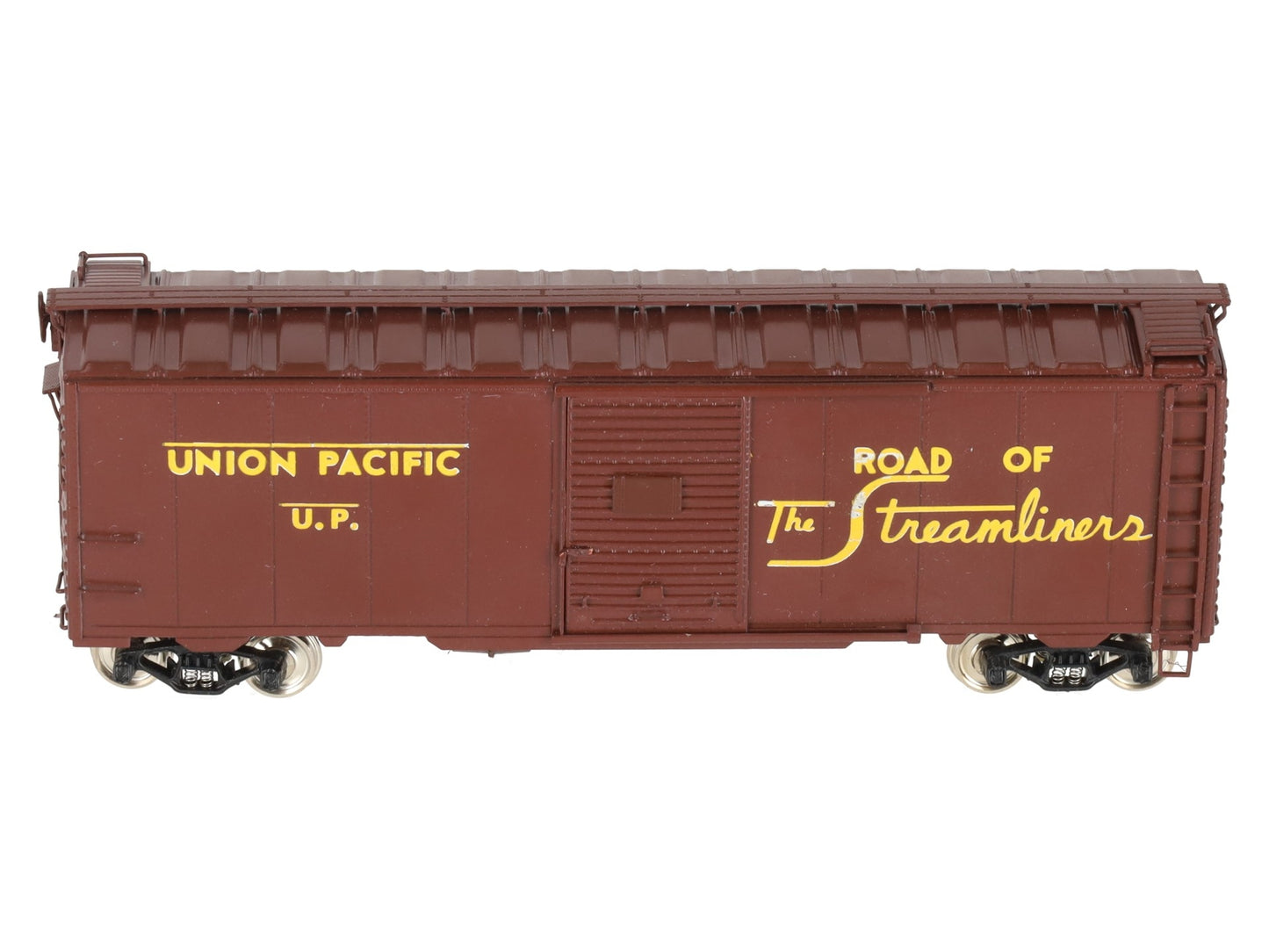 D&D Models HO Scale BRASS Union Pacific 40' Steel Boxcar - Factory Painted EX