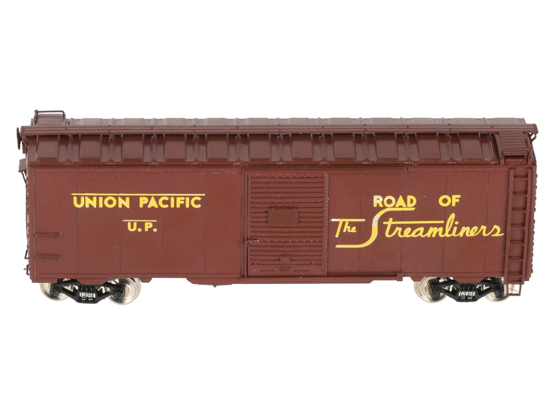 D&D Models HO Scale BRASS Union Pacific 40' Steel Boxcar - Factory Painted EX