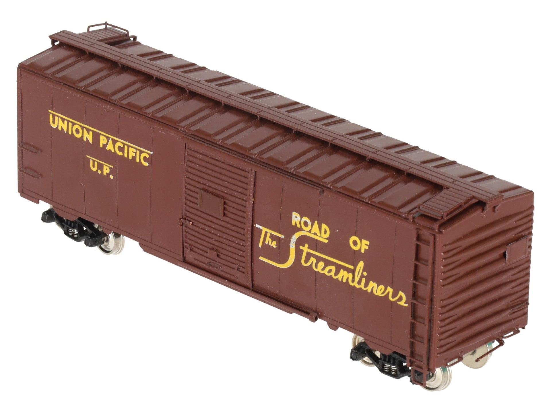 D&D Models HO Scale BRASS Union Pacific 40' Steel Boxcar - Factory Painted EX