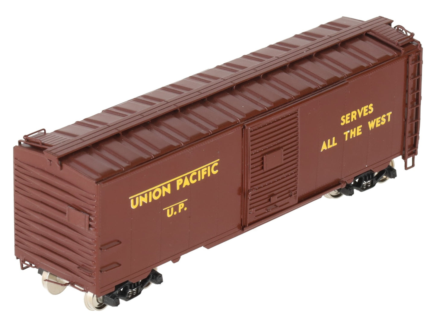 D&D Models HO Scale BRASS Union Pacific 40' Steel Boxcar - Factory Painted EX