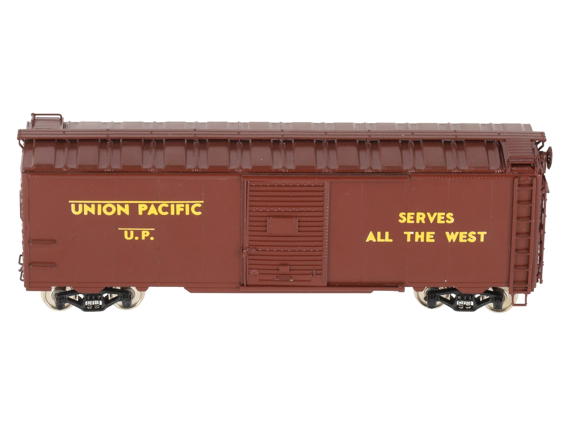 D&D Models HO Scale BRASS Union Pacific 40' Steel Boxcar - Factory Painted EX