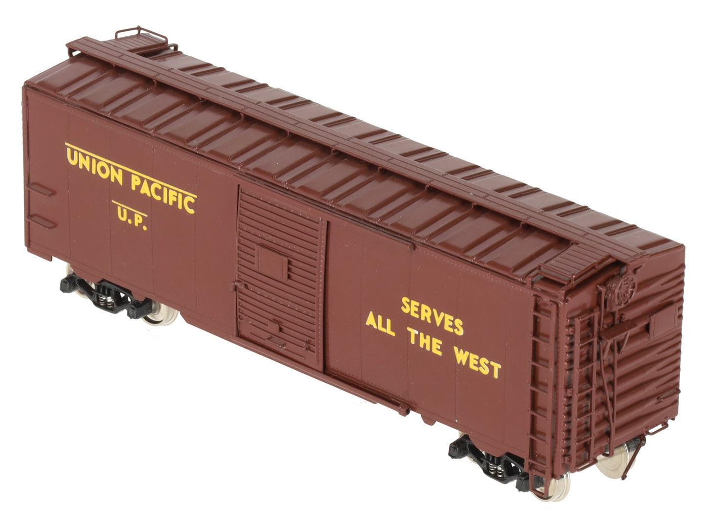 D&D Models HO Scale BRASS Union Pacific 40' Steel Boxcar - Factory Painted EX