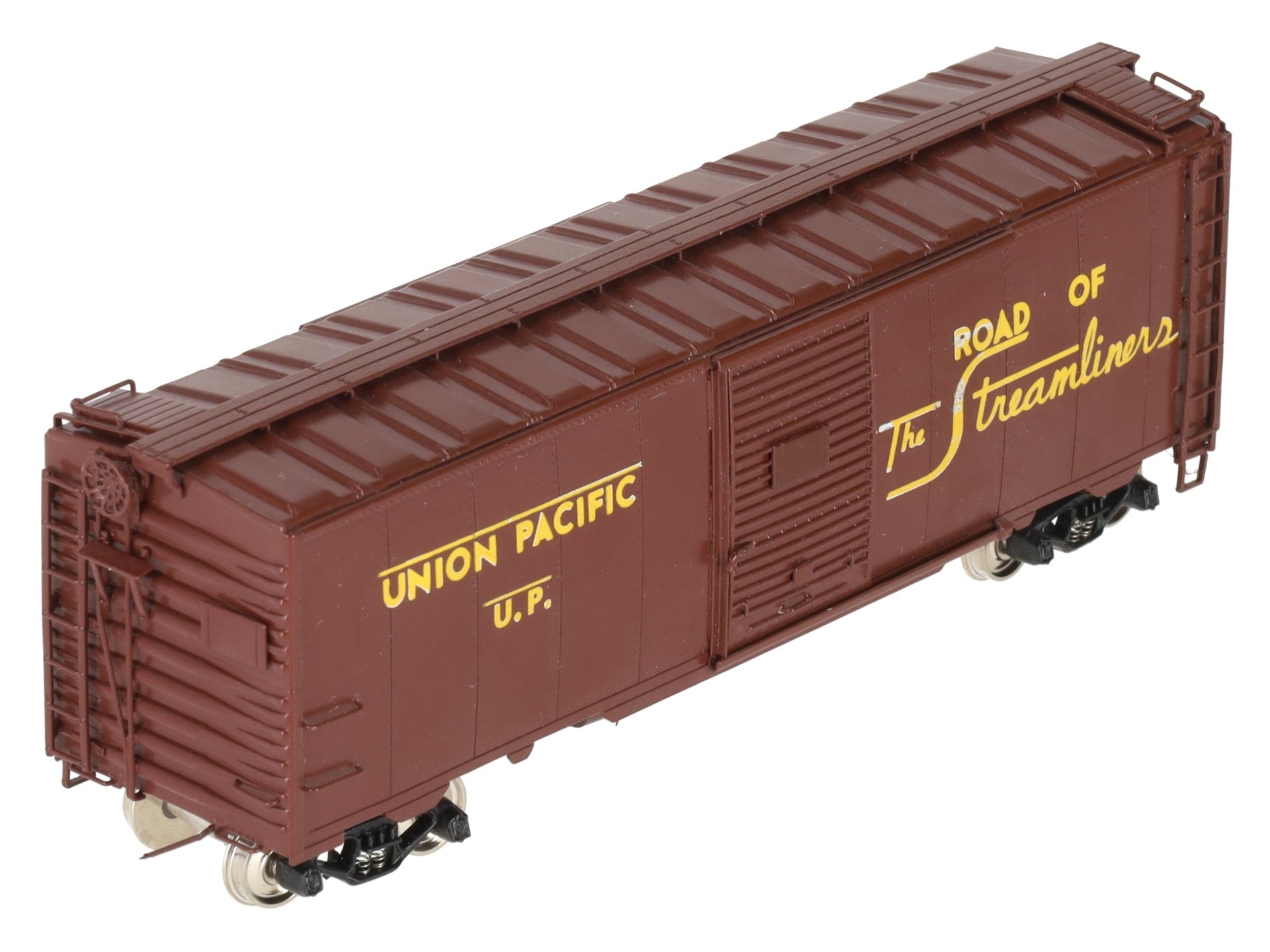 D&D Models HO Scale BRASS Union Pacific 40' Steel Boxcar - Factory Painted EX
