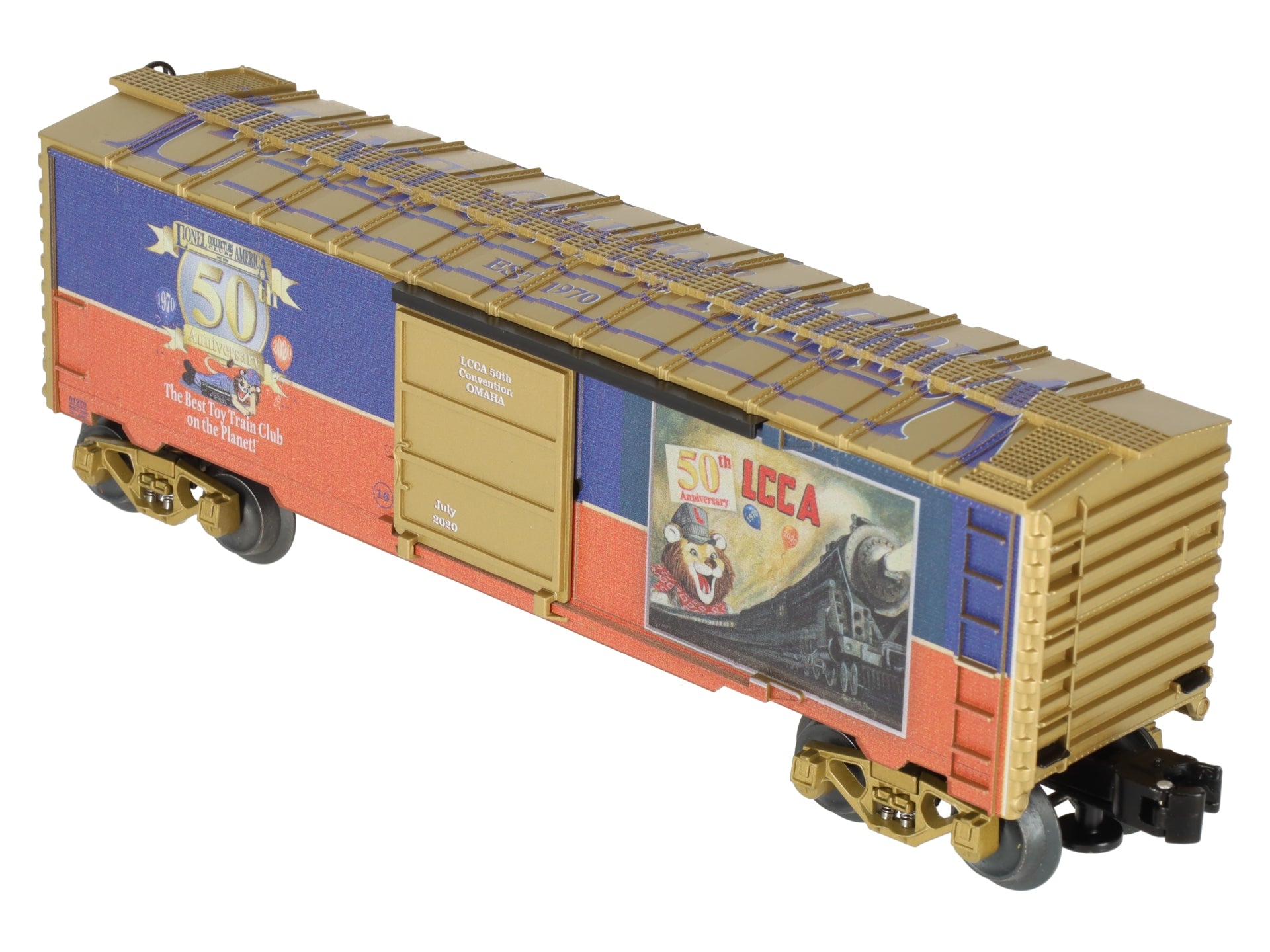 Lionel 2001270 O LCCA 2020 50th Convention Banquet Boxcar LN/Box