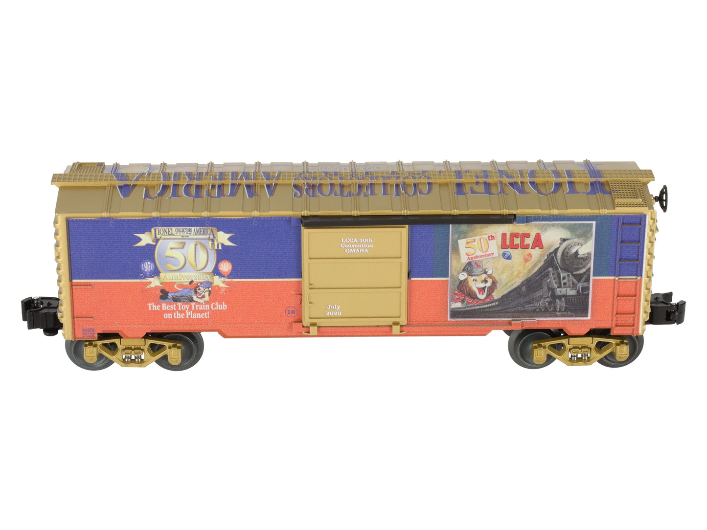 Lionel 2001270 O LCCA 2020 50th Convention Banquet Boxcar LN/Box
