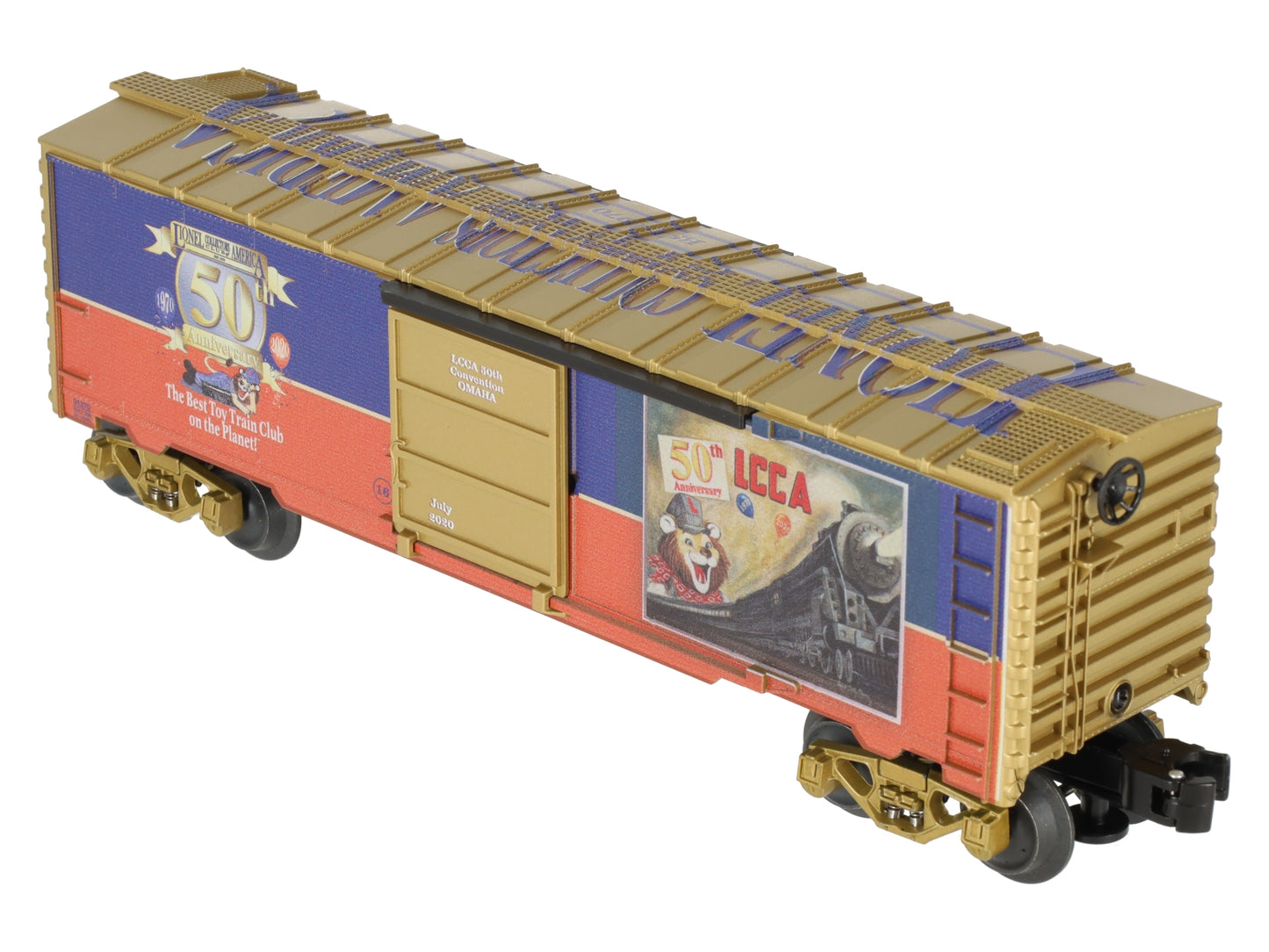 Lionel 2001270 O LCCA 2020 50th Convention Banquet Boxcar LN/Box