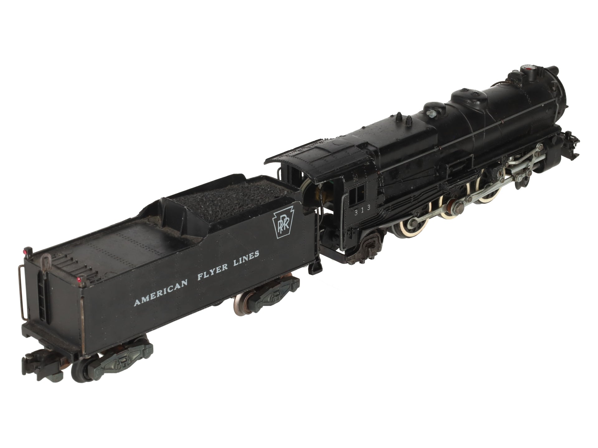 American Flyer 313 Vintage S Pennsylvania 4-6-2 Pacific Steam Loco & Tender VG