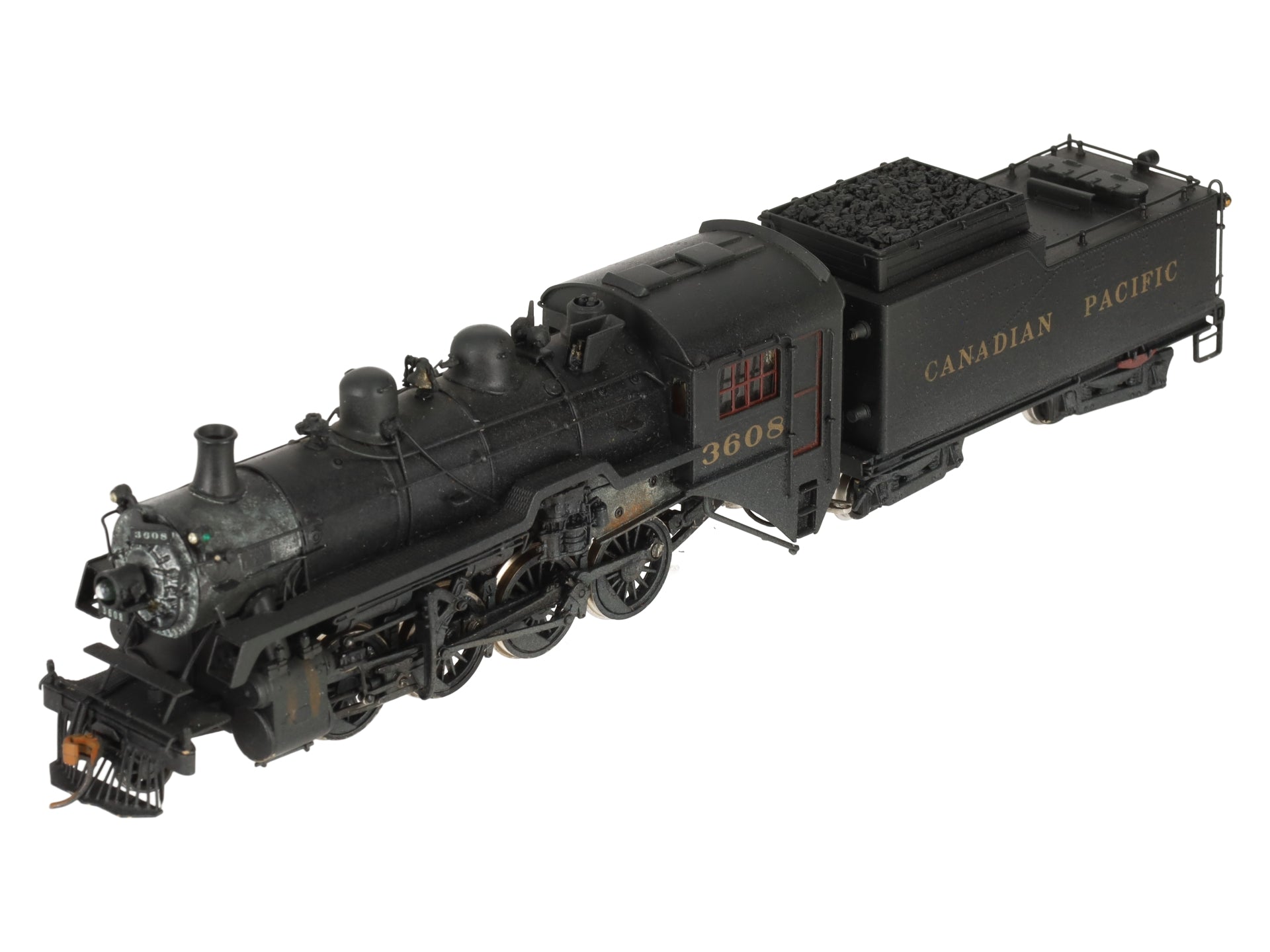Van Hobbies HO BRASS CPR 2-8-0 Steam Locomotive & Tender - Painted/Box