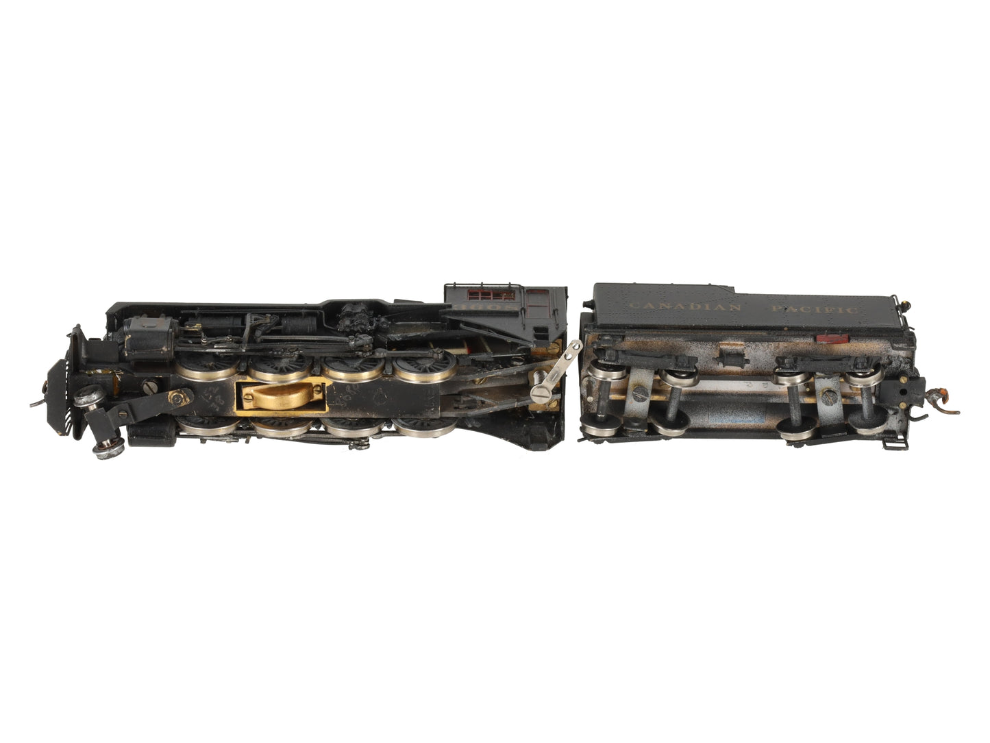 Van Hobbies HO BRASS CPR 2-8-0 Steam Locomotive & Tender - Painted/Box