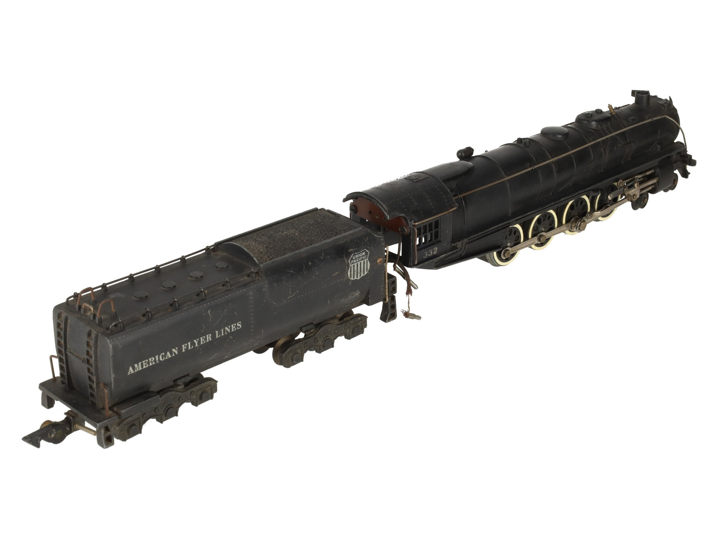 American Flyer 332 Vintage S Union Pacific 4-8-4 Steam Locomotive & Tender