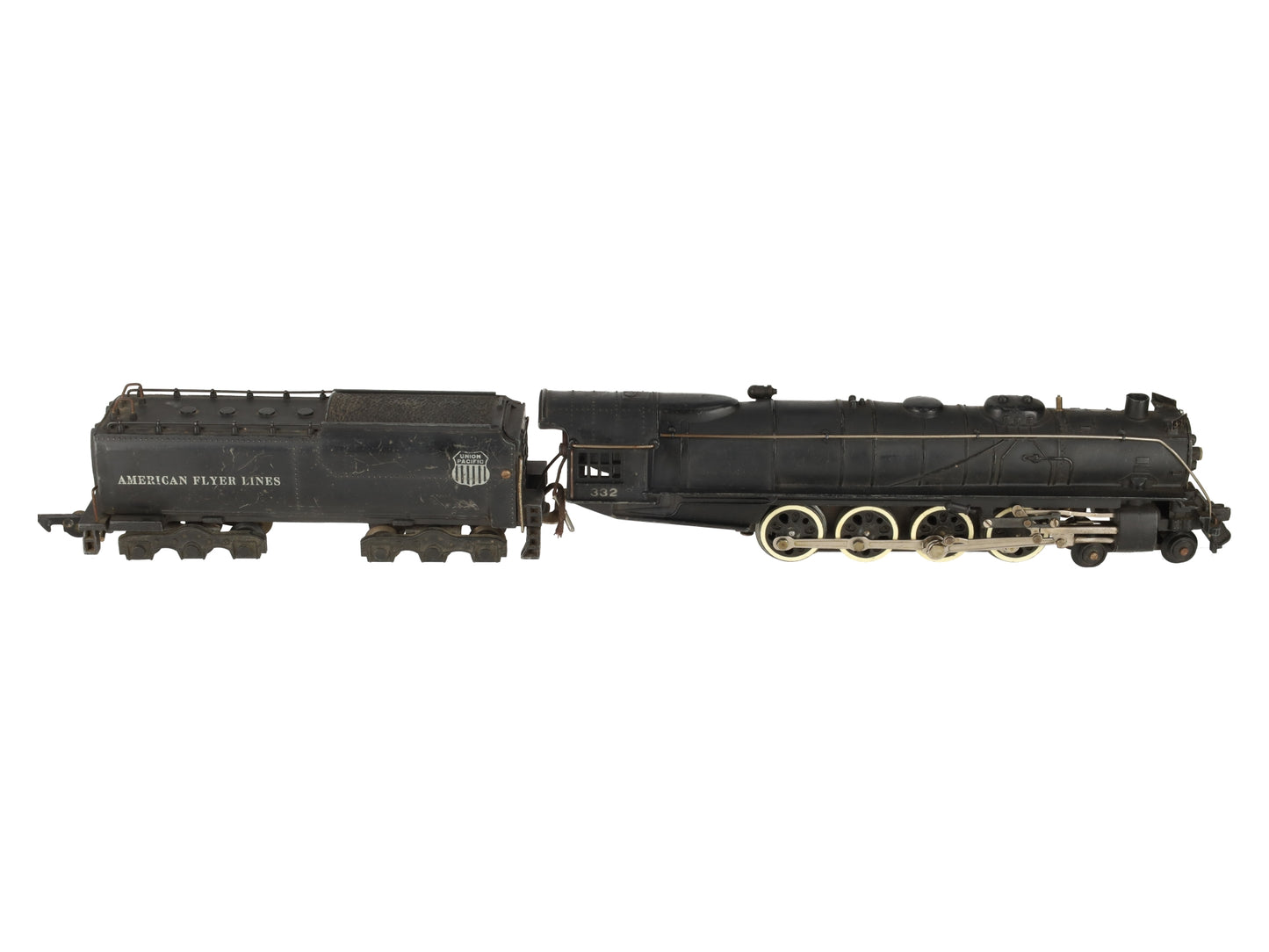 American Flyer 332 Vintage S Union Pacific 4-8-4 Steam Locomotive & Tender