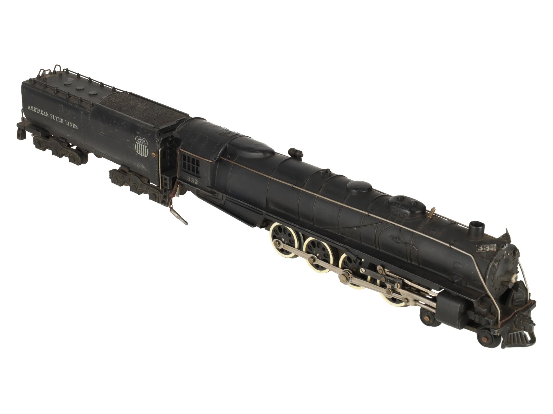American Flyer 332 Vintage S Union Pacific 4-8-4 Steam Locomotive & Tender