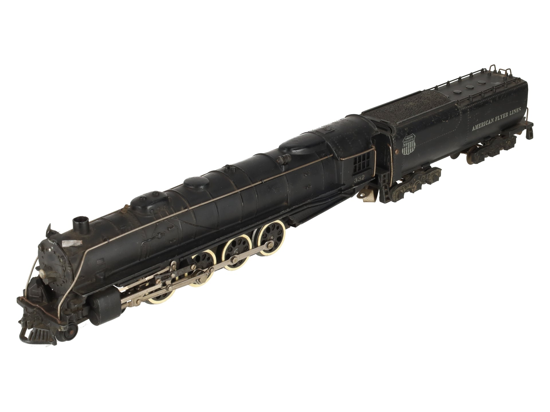American Flyer 332 Vintage S Union Pacific 4-8-4 Steam Locomotive & Tender