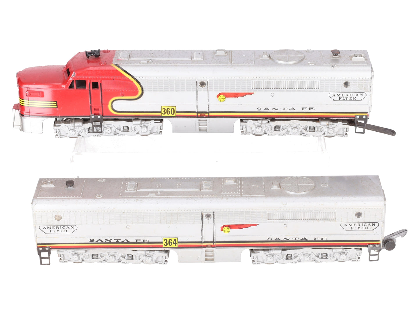 American Flyer 360 Vintage S Santa Fe PA-1AB Diesel Locomotive Set VG