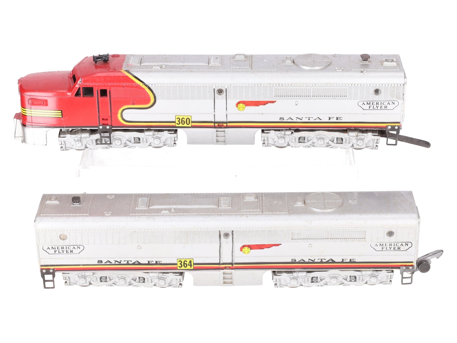 American Flyer 360 Vintage S Santa Fe PA-1AB Diesel Locomotive Set VG