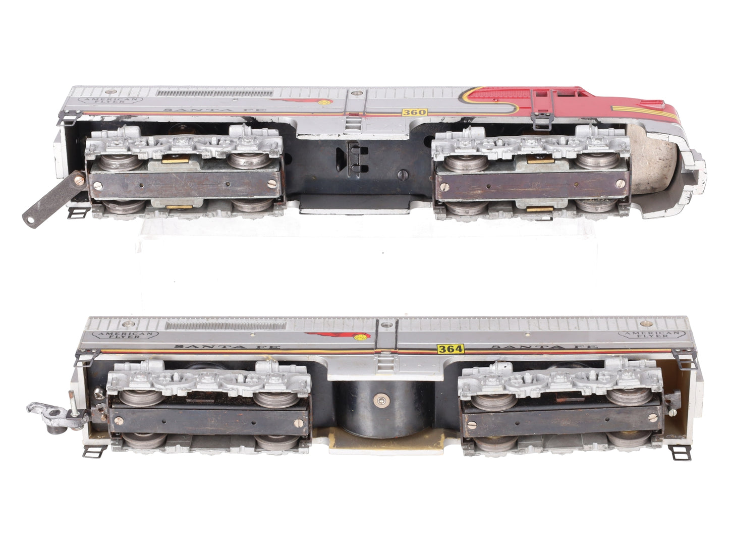 American Flyer 360 Vintage S Santa Fe PA-1AB Diesel Locomotive Set VG