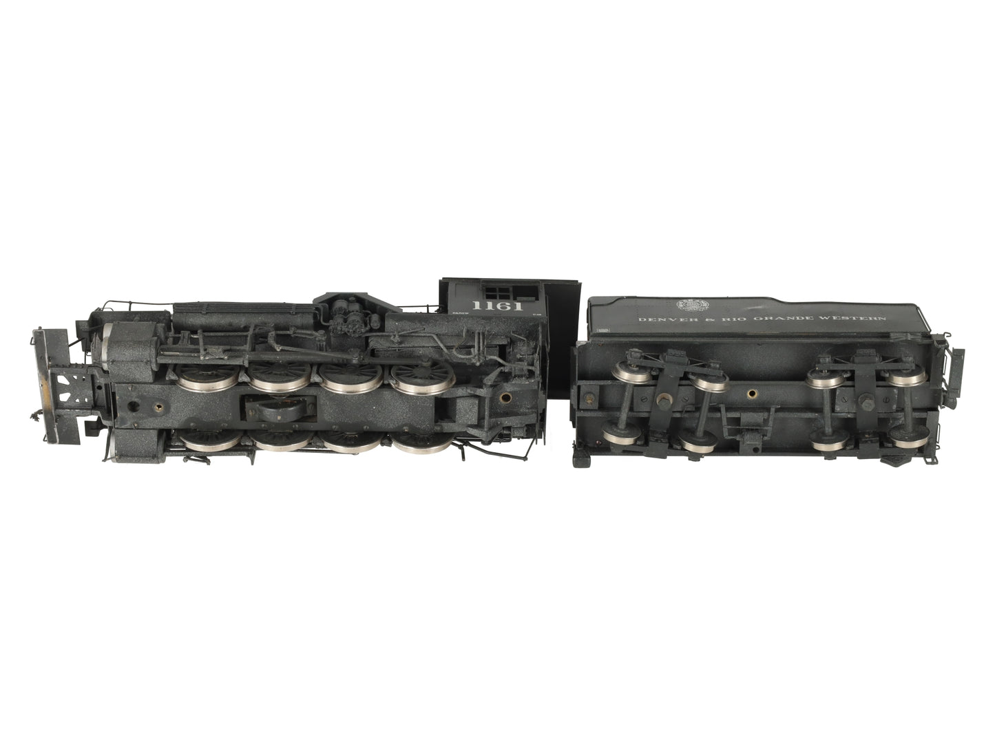 Pacific Fast Mail O Scale BRASS D&RGW 2-8-0 C-48 Steam Loco & Tender - Painted