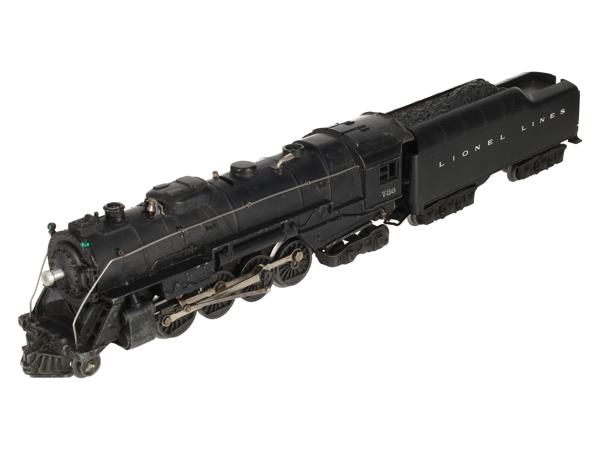 Lionel 736 Vintage O 2-8-4 Berkshire Steam Locomotive with 2671WX Tender VG
