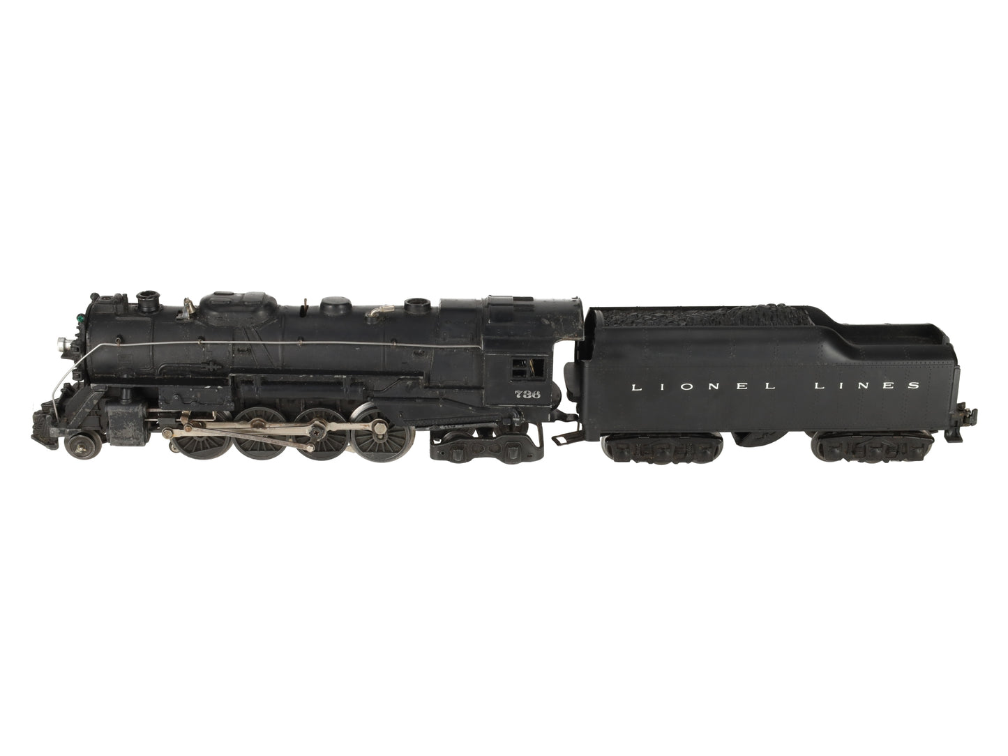 Lionel 736 Vintage O 2-8-4 Berkshire Steam Locomotive with 2671WX Tender VG