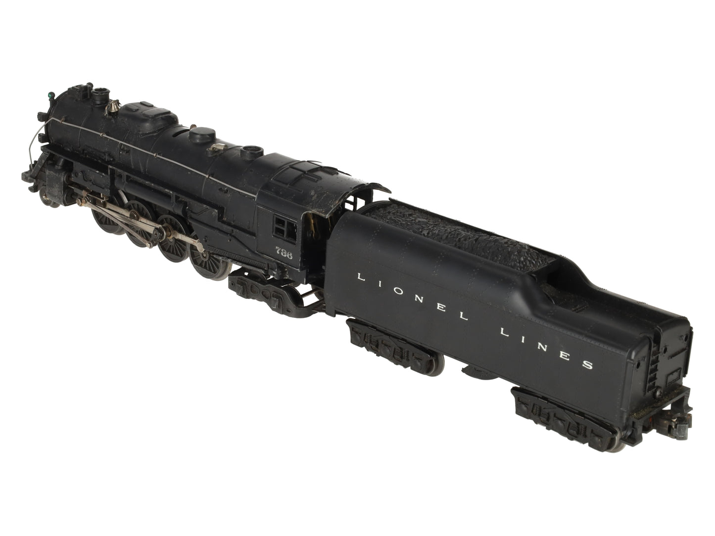 Lionel 736 Vintage O 2-8-4 Berkshire Steam Locomotive with 2671WX Tender VG