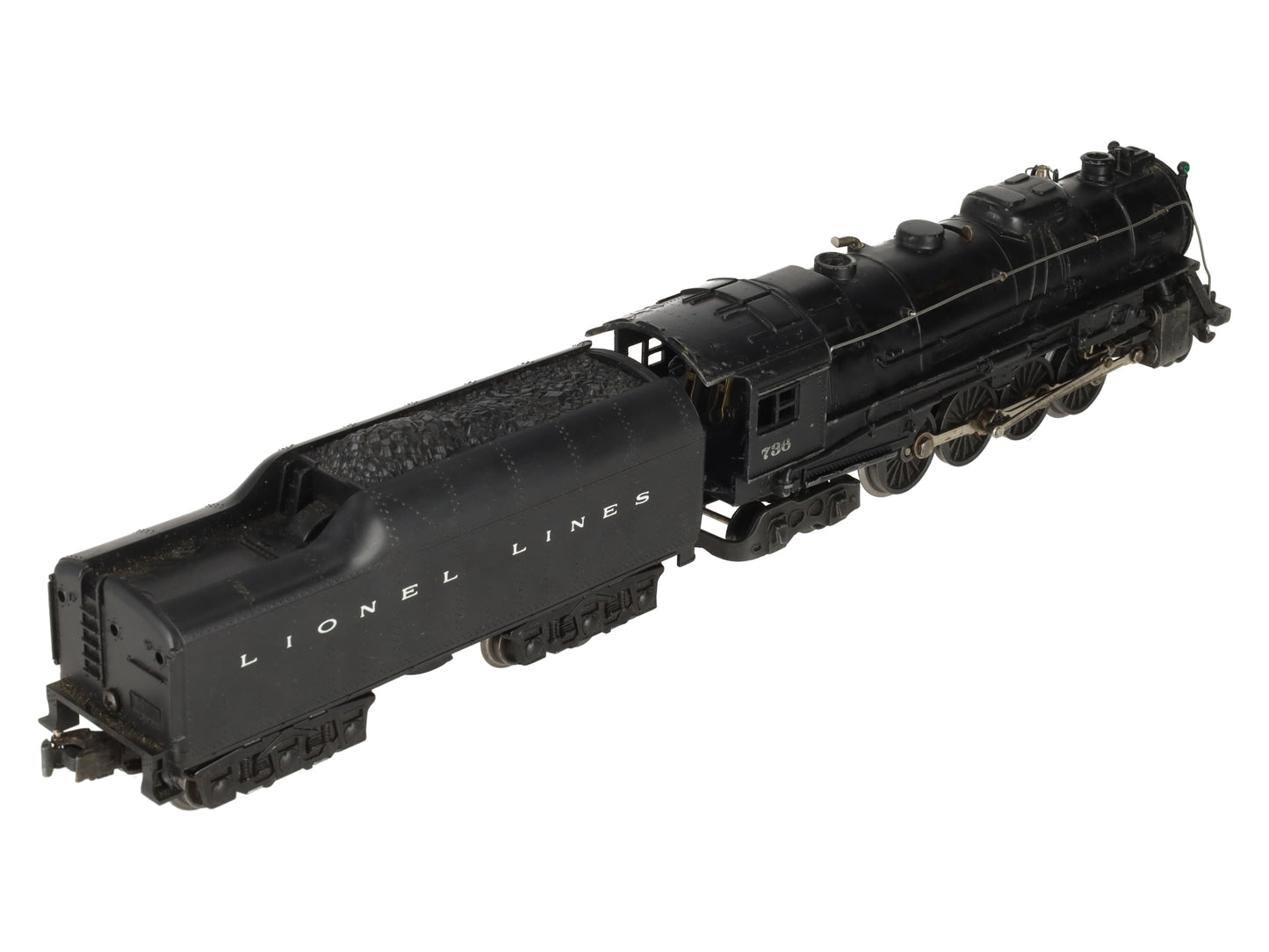 Lionel 736 Vintage O 2-8-4 Berkshire Steam Locomotive with 2671WX Tender VG