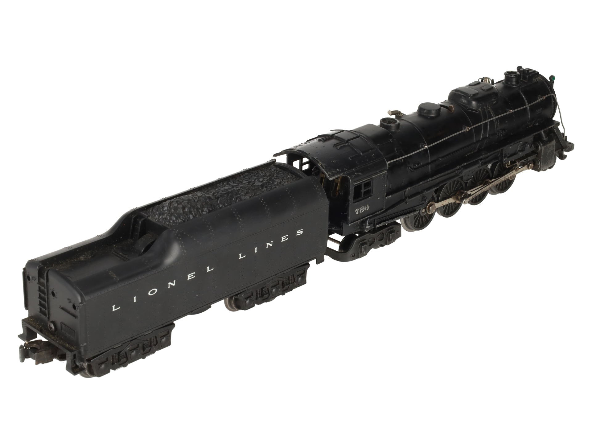 Lionel 736 Vintage O 2-8-4 Berkshire Steam Locomotive with 2671WX Tender VG