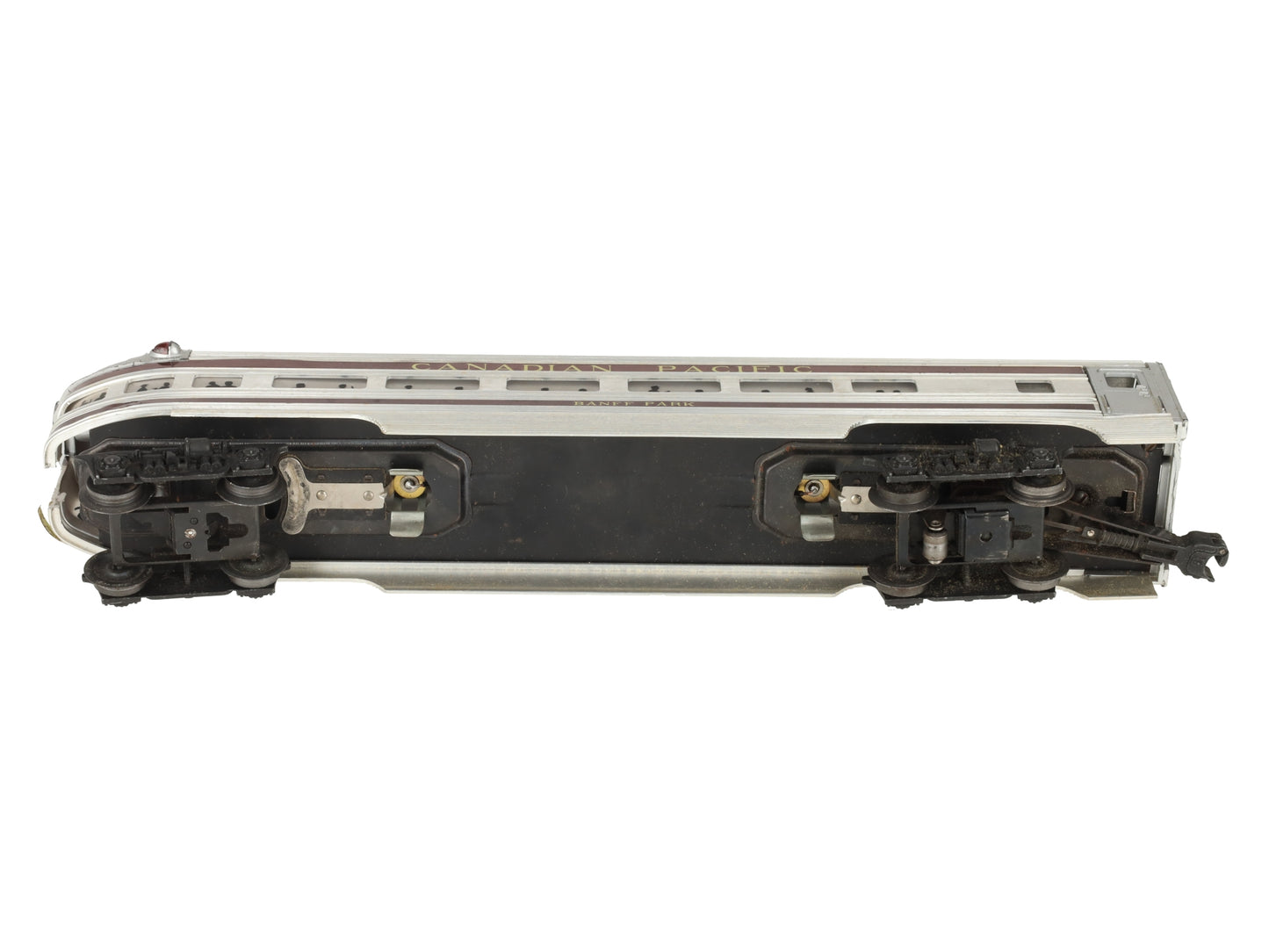 Lionel 2551 Vintage O Canadian Pacific Banff Park Aluminum Observation Car/Box
